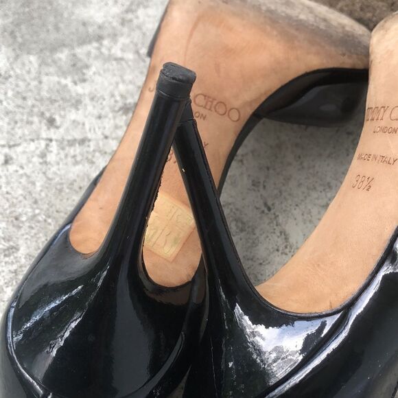 Jimmy’s Choo 94 Aura peep toe - Picture 8 of 9